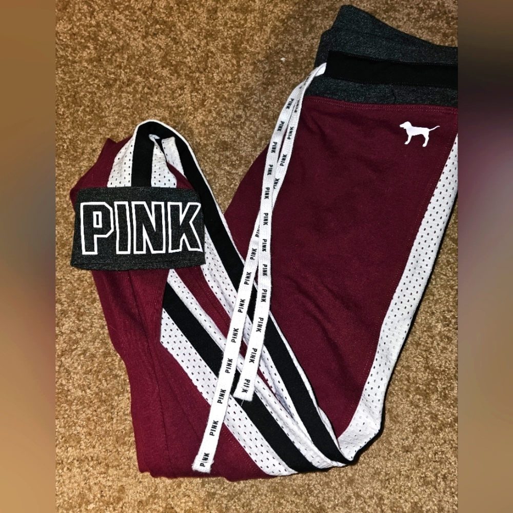 Vintage Victoria's Secret PINK XS Yoga Pants, Logo on Ankle Cuff